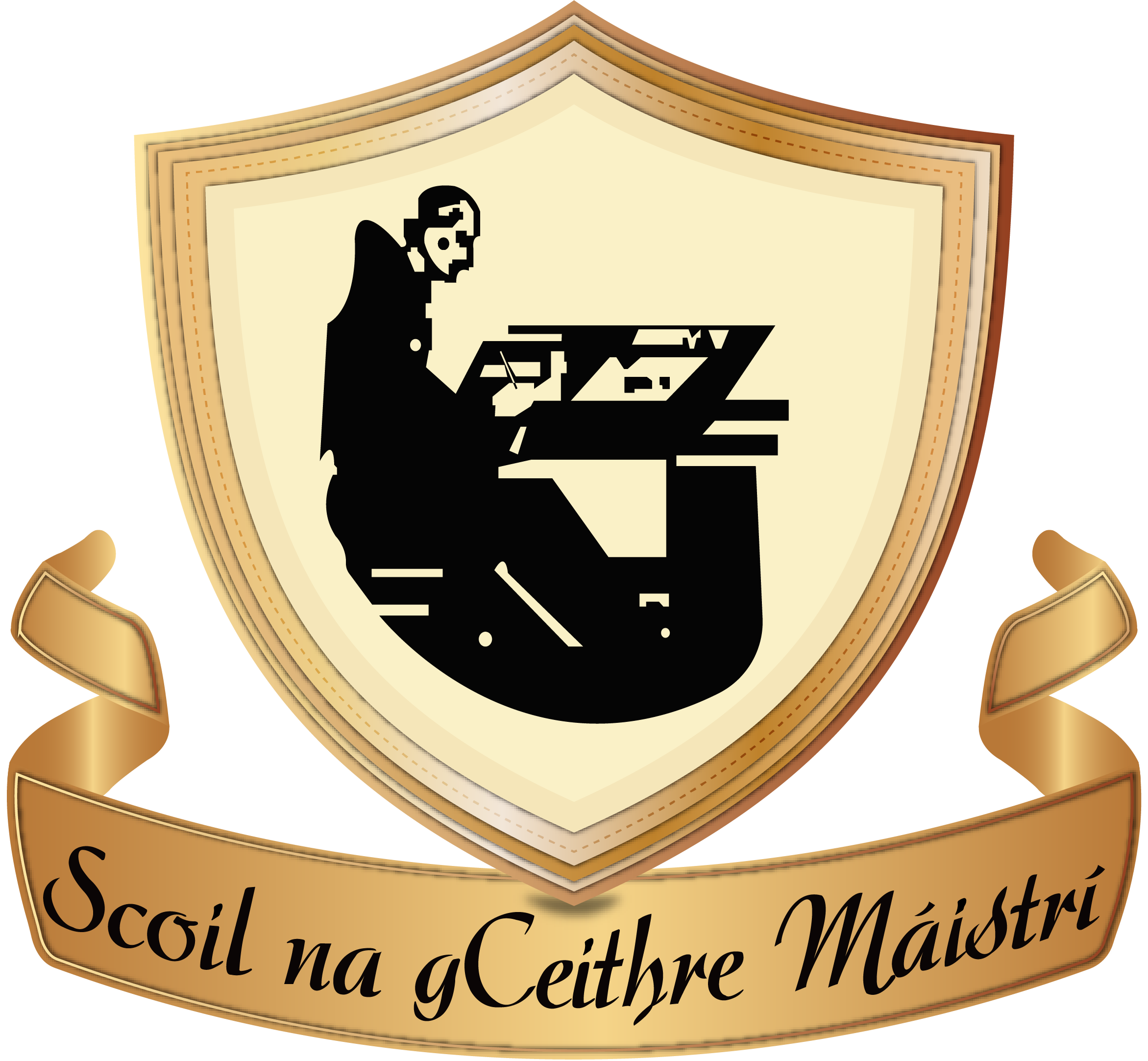 Scoil na gCeithre Maistri Logo!